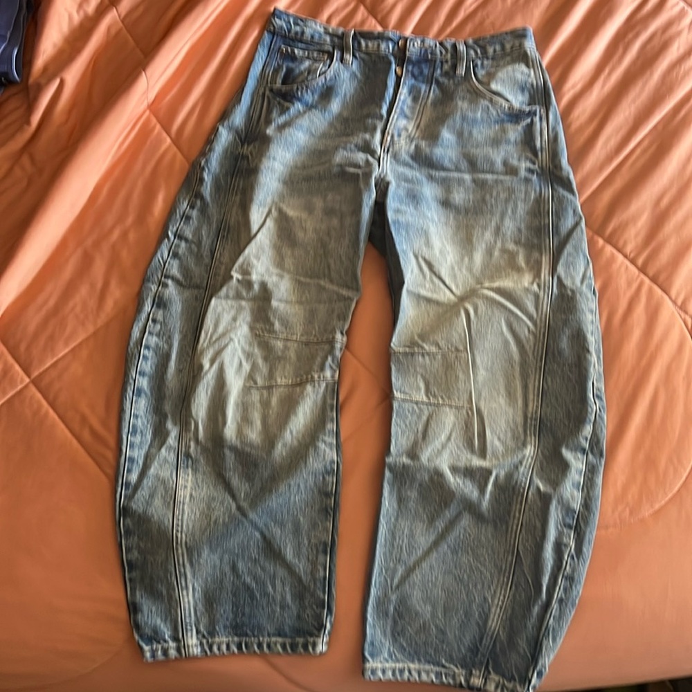 Free People We The Free Barrel Jeans
